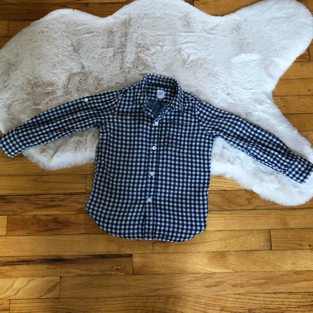 Gap Boys Gingham‎ Shirt